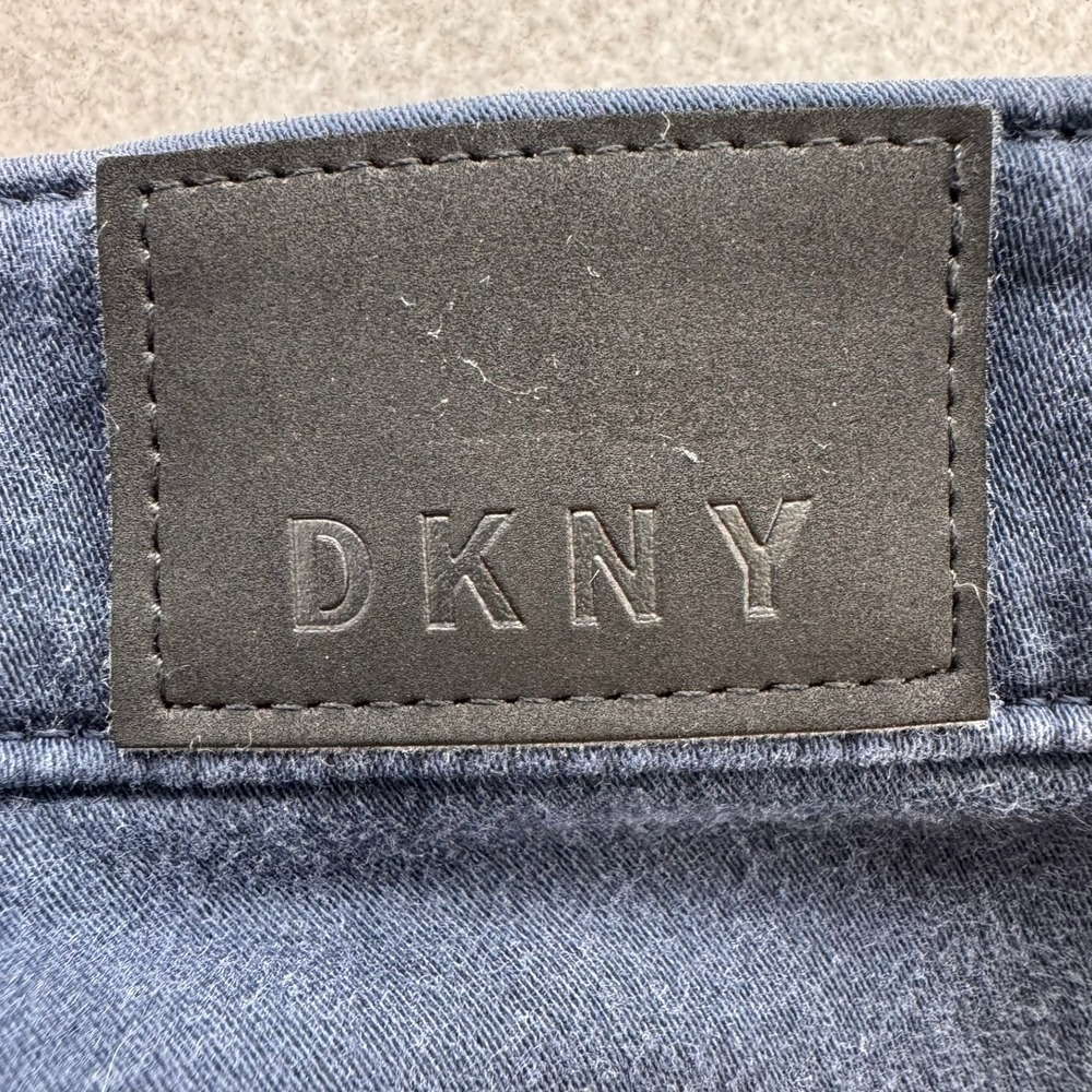 DKNY Slim Straight Chino Pants Mens Blue Casual Comfort Stretch W34 L30‎ - Picture 11 of 16